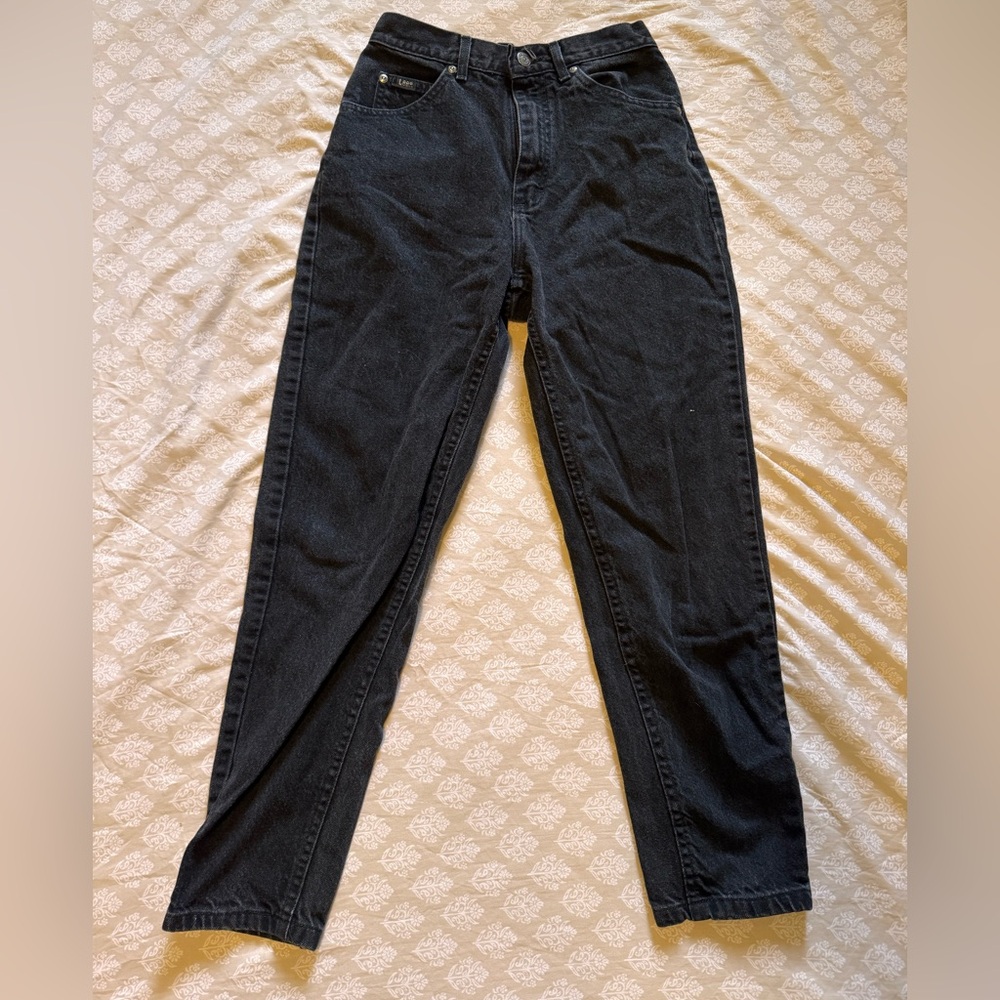 Lee Women's Straight Leg Black Jeans
